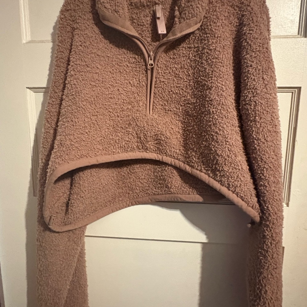SKIMS Brown Teddy Jacket